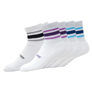 Combo 3 Đôi Vớ Golf Nữ FootJoy ComfortSof Quarter Stripe 11611 Chính Hãng