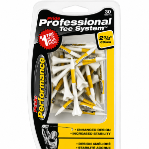 Tee Golf Pride Professional Tee System (PTS) Evolution 2-3/4" (69mm) 30 Cây EV23430 Chính Hãng