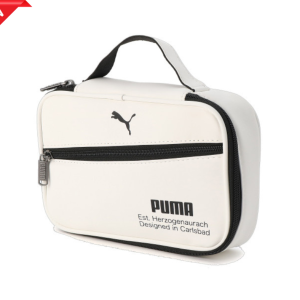 Túi Cầm Tay Golf Puma Basic Round Pouch 09010202 Màu Trắng Chính Hãng