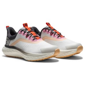 Giày Golf Nữ FootJoy Women's Quantum Textile Cream/Black/Pink 97828 Chính Hãng