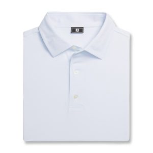 Áo Golf Nam Tay Ngắn FootJoy Tonal Dot Print Lisle White 37498 Chính Hãng