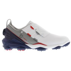 Giày Golf Nam FootJoy Tour Alpha BOA White/Grey/Red 53376 Chính Hãng