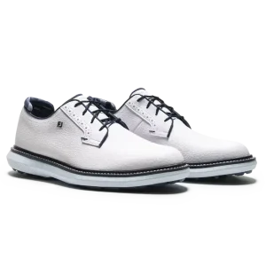 Giày Golf Nam FootJoy Traditions White/Navy/Blue 57974 Chính Hãng