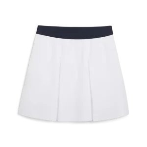 Váy Golf Nữ Puma W Club Pleated Skirt 62388101 White Glow/Deep Navy Chính Hãng