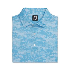 Áo Golf Nam Tay Ngắn FootJoy Cloud Camo Lisle Self Collar 82201 Chính Hãng