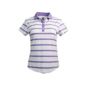 Áo Golf Nữ Tay Ngắn FootJoy Cap Sleeve Spacedye Stripe Shirt 82319 Chính Hãng