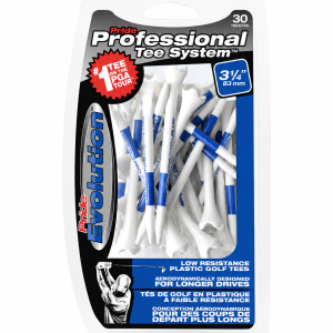 Tee Golf Pride Professional Tee System (PTS) Evolution 3-1/4" (83mm) 30 Cây EV31430 Chính Hãng