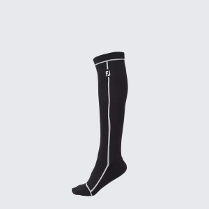 Vớ Golf Nữ Cao Cổ FootJoy Women's High Golf Socks Black FS22CASW8-001 Chính Hãng