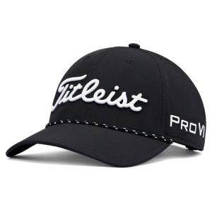 Nón Kết Golf Nam Titleist Tour Breezer Black/White TH23ATB-01 Chính Hãng