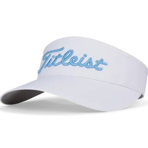 Nón Golf Nửa Đầu Nữ Titleist Women's Sundrop Visor White/Blue TH23WSV-14T Chính Hãng