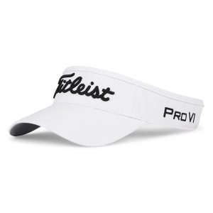 Nón Nửa Đầu Golf Titleist Tour Performance Visor Black/White TH25VTP-10 Chính Hãng