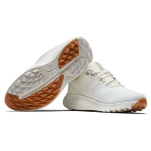 Giày Golf Nữ FootJoy Women's FLEX White/Beige/Beige 95718 Chính Hãng